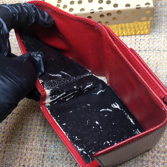 LOUIS VUITTON Red Epi Portefeiulle Elise Trifold Coin Cash Wallet Authentic - Picture 17 of 17